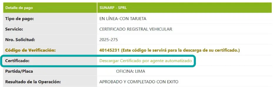 descargar certificado de gravamen vehicular